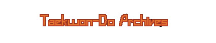 Taekwon-Do Archives