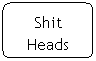 Flowchart: Alternate Process: Shit Heads
