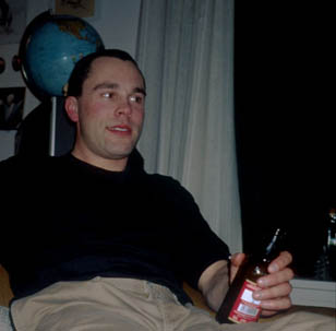 Trygve i huset sitt