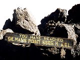 Gilmans Point, 5685moh. Dei fleste snur her.