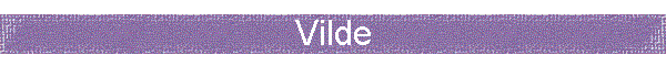 Vilde